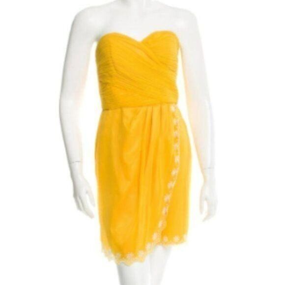Alice McCall Silk Dress Yellow - Picture 1 of 16